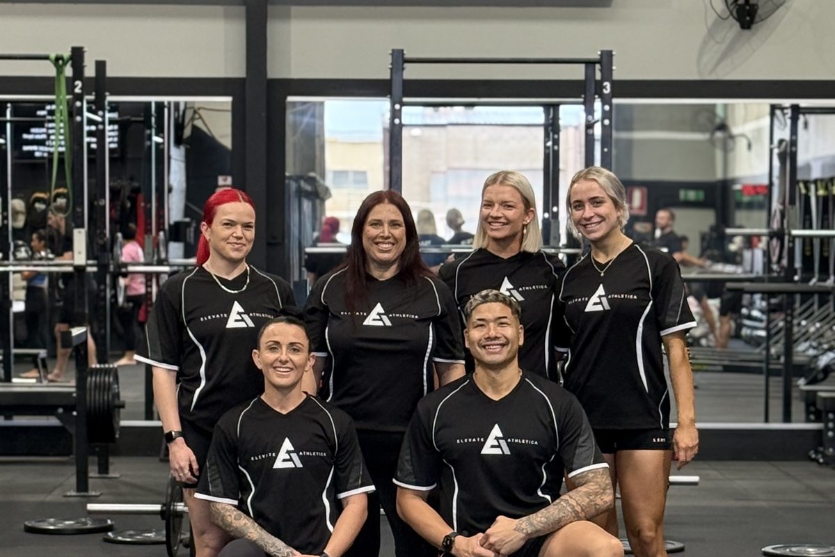 The Elevate Athletica coaching team inside the Brisbane gym