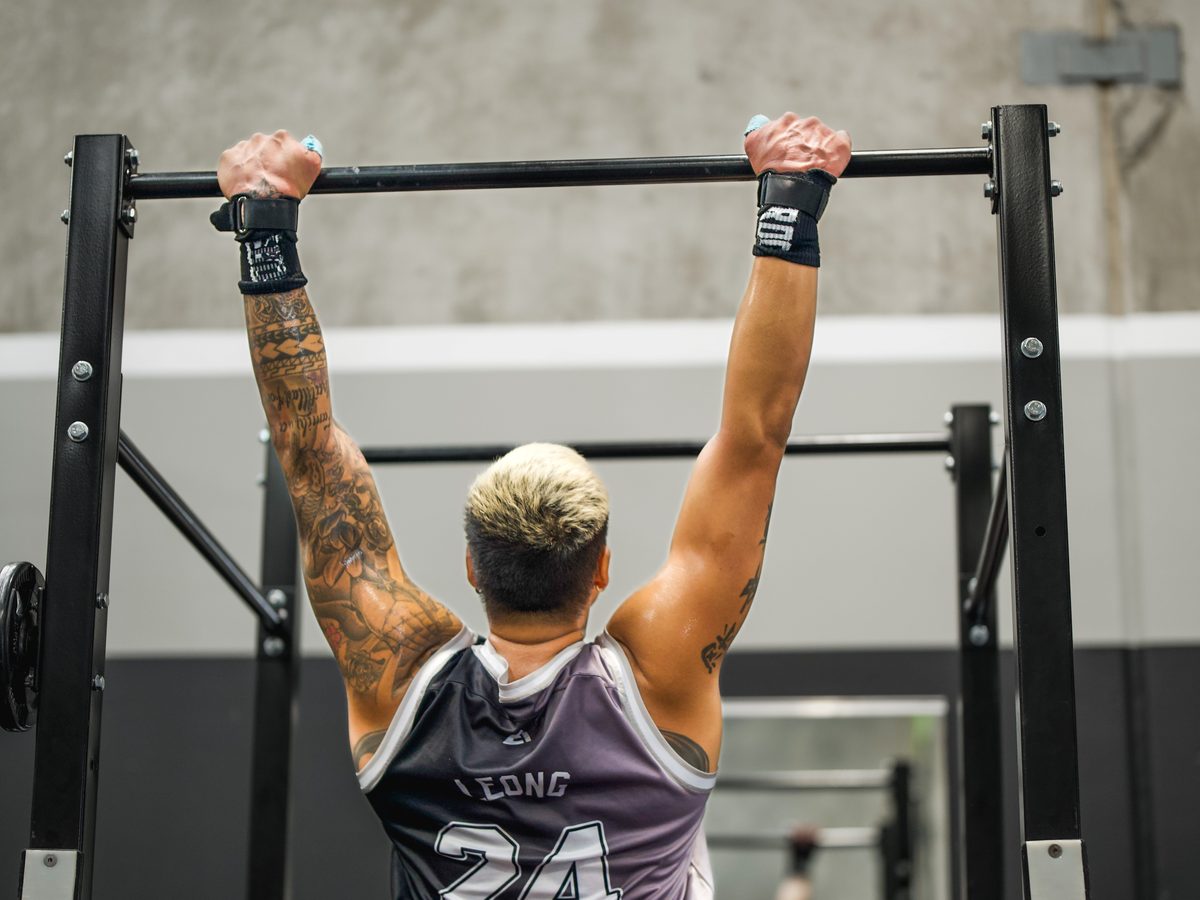 Member training inside Elevate Athletica