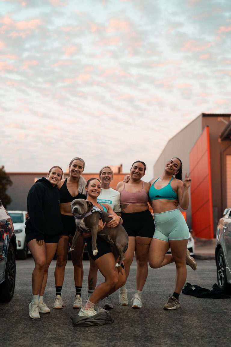 Members hanging out together after a session